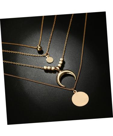 COLLBATH Family Delicate Bohemia Stylish Fashion Multilayer Pendant Necklace Trendy Alloy Choker Necklace for Ladies Girls - Buy Online on GoSupps.com