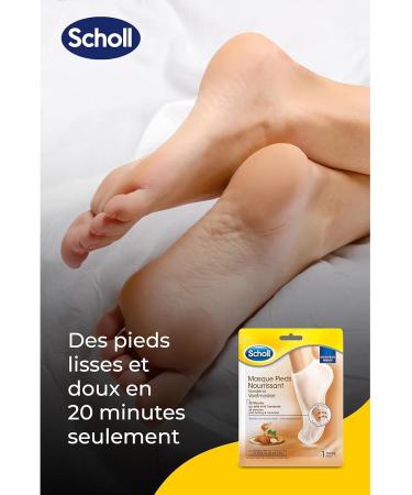 SCHOLL Pack of 3 x 4 Pairs of Nourishing and Moisturizing Honey and Almond Foot Masks - Buy Online on GoSupps.com
