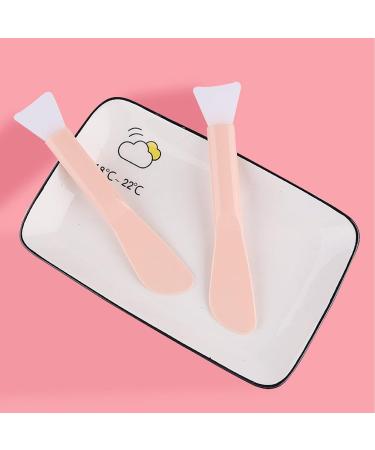 Double Head Silicone Mask Brush - Portable Skin-Friendly & Washable for DIY Face & Body Masks - Buy Online on GoSupps.com