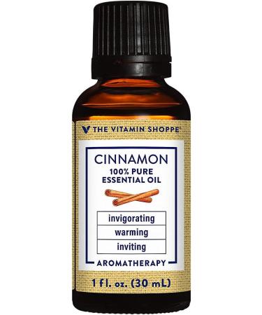 Cinnamon - 100% Pure Essential Oil - Invigorating Warming & Inviting Aromatherapy (1 fl. oz.) - Buy Online on GoSupps.com