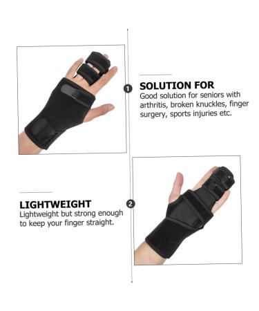MAGICLULU Hand Splint for Sprain Injuries - Adjustable Finger & Palm Support Stabilizer - Protective Nylon Strap for Sports Recovery - Buy Online on GoSupps.com