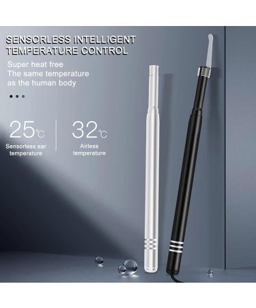 6Pcs Stainless Steel Ear Wax Removal Set with Endoscope AN108 - Ear Cleaner Kit for Kids, Adults, Pets - Includes 6 Ear Spoons & Storage Bag - Buy Online on GoSupps.com