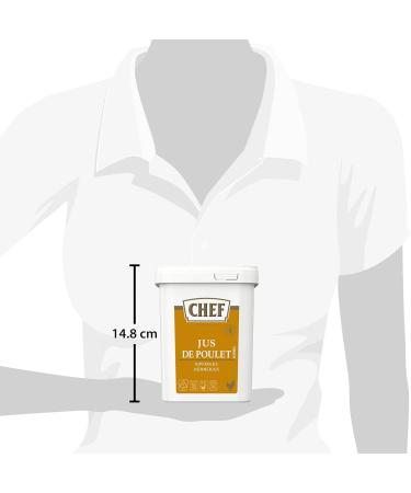 CHEF Jus de Poulet D shydrat - A Base de 13 9% de Volaille - Gain de Temps en Cuisine - Aide Culinaire Sauce Fonds Fumet - Bo te De 600g pour 10L 20L Jus de Poulet 600g - Buy Online on GoSupps.com