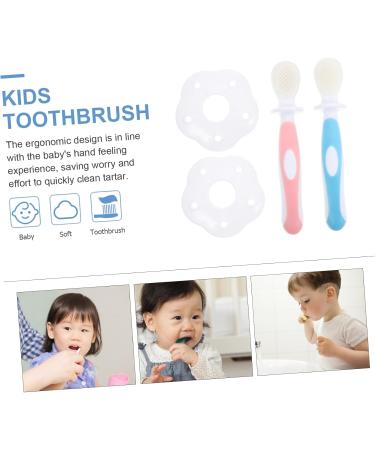 Frcolor Silicone Toothbrush for Babies | Gentle Dental Care Tool for Baby Teeth & Milk Teeth Accessories - Buy Online on GoSupps.com