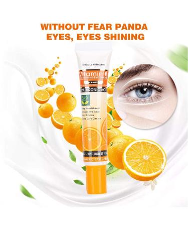 Vitamin C Eye Cream - 25ml | Anti-Wrinkle Reduces Dark Circles & Swelling | Moisturizing Eye Care (2-Pack) - Buy Online on GoSupps.com