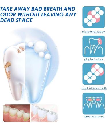 Mouth Flushing Tablets for Bad Breath & Tooth Stain Cleaning | Oral Care & Freshness - CNQ614 (1 Pack) - Buy Online on GoSupps.com