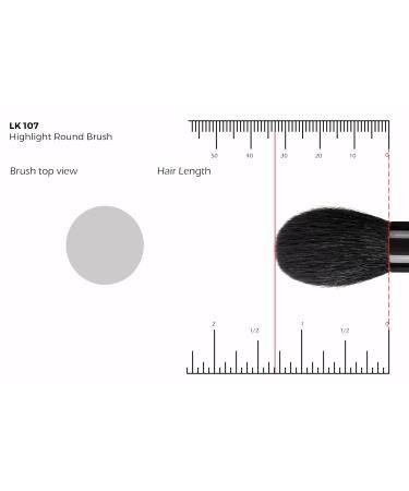 Kali Los Angeles Handmade Makeup Brushes - Sokoho Natural Goat Hair Black Copper LK 107 Highlighter Brush for Flawless Application & Precision | Makeup Artist Essentials - Buy Online on GoSupps.com