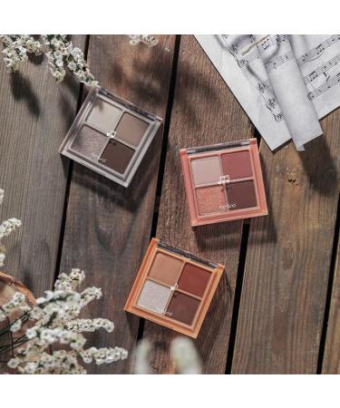 Rome & Romand Better Than Eyes 6 Color Eyeshadow Palette - Velvety Texture Long-Lasting Makeup Galaxy Pearl Glitter MLBB | M02 Dry Buckwheat Flower | 6g/0.21oz - Buy Online on GoSupps.com