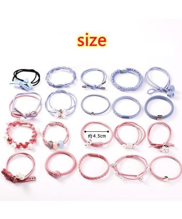 Qazuoik 35 Pcs Cute Bow Hair Ties for Thick Hair - Women's Hair Accessories - Buy Online on GoSupps.com