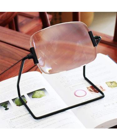 Magnifier 2X Desktop Stand Old Children Reading Free Hands Large Lenses Magnifiers Reading - Buy Online on GoSupps.com