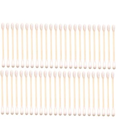600 Pieces Makeup Cotton Buds Organic Cotton Applicator with Cotton Tip Disposable Ear Plugs Cotton Buds Made of Wood Cotton Buds Cleaning Foam Baby Makeup Remover - Buy Online on GoSupps.com
