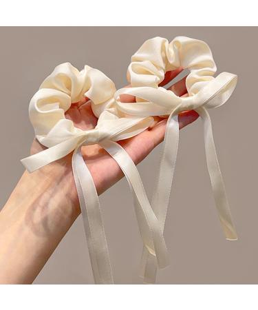 4 Pieces Large Intestine Scrunchies Silk Scrunchies Silk Scrunchies Satin Scrunchies Women'S Satin Scrunchies Women'S Silk Scrunchies Silk Scrunchies - Buy Online on GoSupps.com