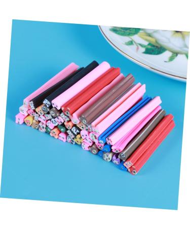 Healeved 50pcs Nail Art Stickers DIY Nail Art Fingertip Nail Rings Sticks Scrapbooks Nailart Manicure Nails Stickers Customizable Spray Talcum Scrapbook Book Decorate 3D Polymer Clay medium As Shown - Buy Online on GoSupps.com