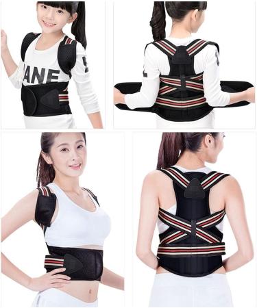 Posture Corrector Clavicle Shoulder Support Back Brace Fully Back Support Belt Dual Adjustable Straightener for Child Aldult Teenager Winter Warm Vest (Size : X-Large) (Large) (XX) - Buy Online on GoSupps.com