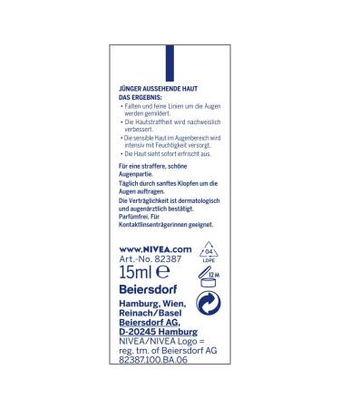 NIVEA Cellular Filler + Firming Anti-Age Eye Cream with Hyaluronic Acid 15ml - Buy Online on GoSupps.com