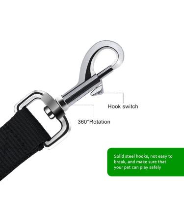 Dog Training Double Ended Leads : 2m Hands Free Adjustable Pet Training leash for Running Walking - Retractable Multifunctional Strong Nylon Puppy Lead Rope for Small Medium Dogs - Buy Online on GoSupps.com