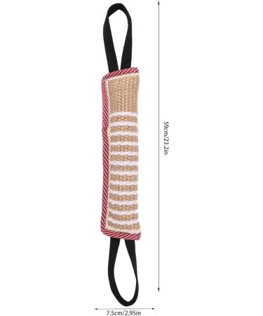 Opopark 2 Pieces Dog Bite Tug Toy Durable Pull Toy with 2 Strong Handles for Medium to Large Dogs Ideal for Tug of War Fetch Puppy Training & Interactive Play - Buy Online on GoSupps.com