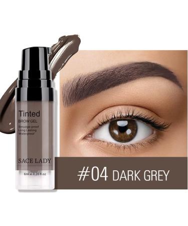 JAWSEU Eyebrow cream waterproof longlasting liquid eyebrow gel for intensive coloring of the eyebrows 6 ml 04 - Buy Online on GoSupps.com