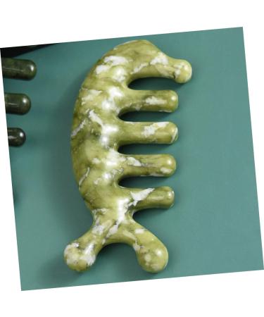 Watiifufu Jade Massage Comb - Creative Wedding Massager & Reliable Body Massage Tool for Relaxation - Buy Online on GoSupps.com