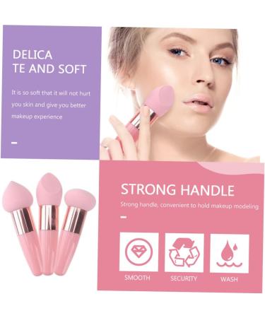 Beatifufu 2 Sets Beauty Pen Portable Mini Make up Sponges for Face Pen Sponge Brush Sponge Powder Puff Facial Tools Powder Makeup Purple Mix Concealer Powder Emulsion Miss - Buy Online on GoSupps.com