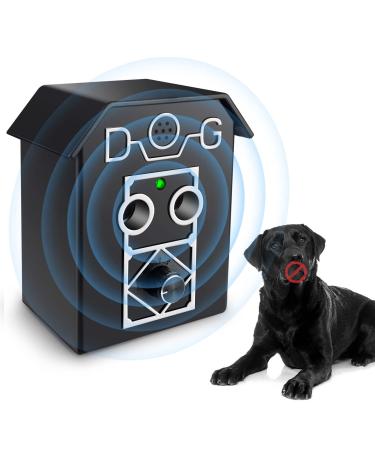 Anti Barking Device 55Ft Auto Dog Barking Deterrent Devices 3 Sensitivities Stop Dog Barking Device Ultrasonic Anti Dog Barking Pet Gentle Anti Barking Device for Small Large Dogs Indoor Outdoor Black#0413rtw