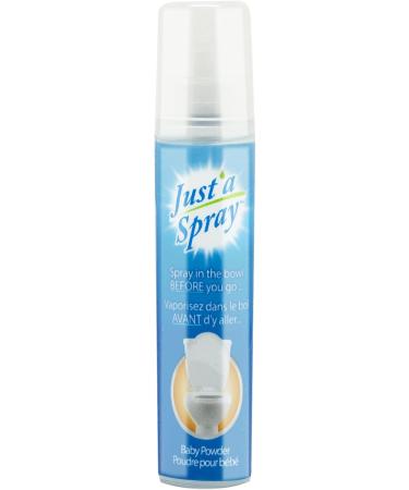 Just a Spray Just'a Spray Personal Toilet Odor Eliminator Baby Powder 4ml 4 Milliliter Baby Powder - Buy Online on GoSupps.com