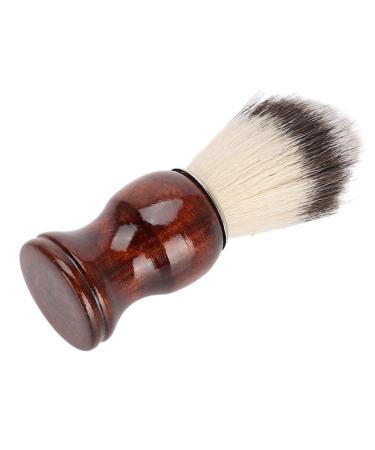 Men's Shaving Brush with Wooden Handle - Portable Beard Brush for Barber Home & Travel - Buy Online on GoSupps.com