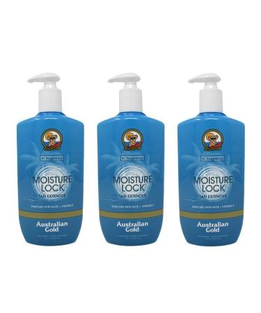 Australian Gold Moist Lock Tan Extender 16 Ounce Pump (473ml) (Pack of 3) - Buy Online on GoSupps.com