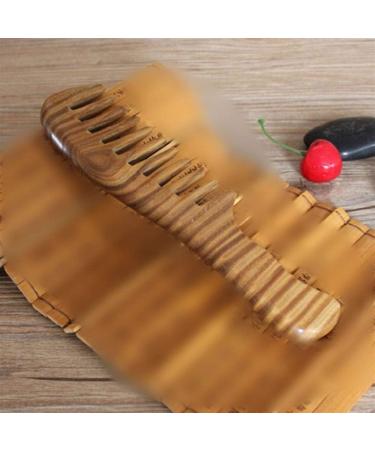 Comb 1PC Fashion Handmade Wooden Sandalwood Hair Comb Head Massager Hairdressing Tool Wide Tooth Comb wooden comb - Buy Online on GoSupps.com