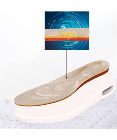 MisFun Diabetic Shoes for Men and Women | Fleece Medical Shoes for Swollen Feet | Air Cushion Bottom | Blue (12 Fiber Cloth) - Buy Online on GoSupps.com