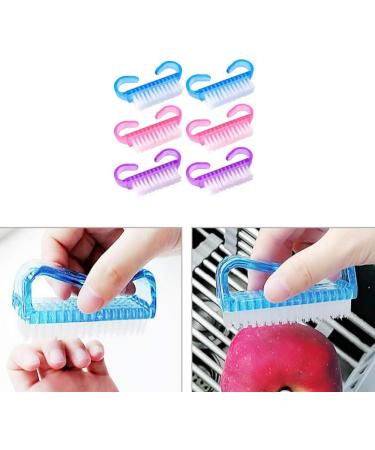 Changyeah 18 Pieces Nail Brush for Cleaning Fingers and Nails Manicure Scrubbers for Cleaning Nails with Handles Brushes for Men and Women Pet Teeth (3 Colours) - Buy Online on GoSupps.com