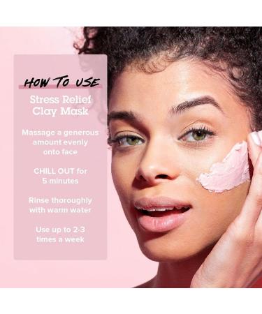 Biore Rose Quartz and Charcoal Stress Relief Clay Mask 50 ml - Buy Online on GoSupps.com