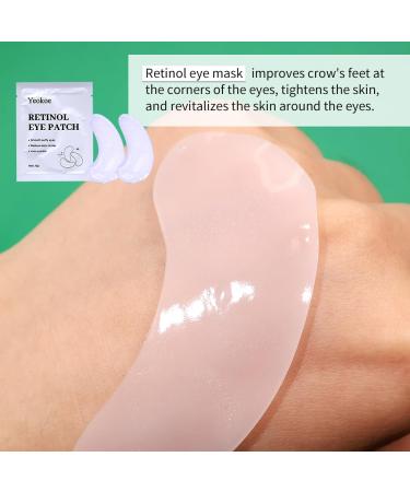 Under Eye Patches for Puffy Eyes & Dark Circles | Anti-Wrinkle Eye Masks with Retinol Aloe Vera & Rose | Perfect Stocking Stuffers for Women - Buy Online on GoSupps.com