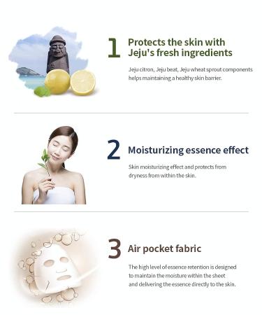 SNP Jeju Rest Green Tea Sheet Mask for Maximum Hydration - 10 Pack for Dry Skin - Korean Beauty Skincare for Men and Women - Buy Online on GoSupps.com