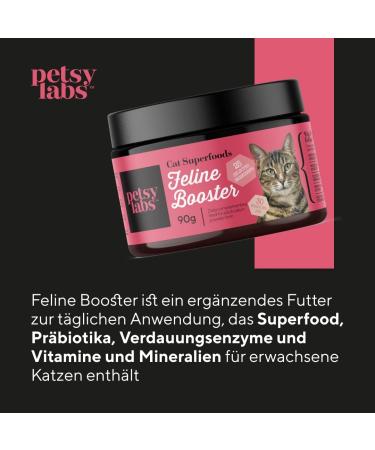 Feline Booster - Nutritional Supplements for Cats | Joint Mobility Digestion & Skin Health | 270g - Buy Online on GoSupps.com