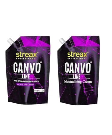 Canvo Line Big Straightening Cream And Neutralizing Cream (Intense)