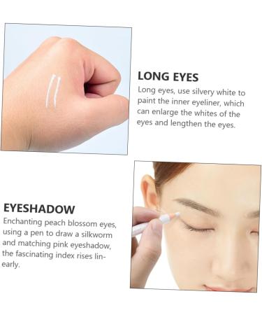 FRCOLOR 2Pcs Eyebrow Pencil Makeup Eyeshadow Face Highlighter Makeup Highlighter Eyebrow Drawing Pencils White Eyebrow Pencil Drawing Eye Brow Pen Eyebrow Makeup - Buy Online on GoSupps.com