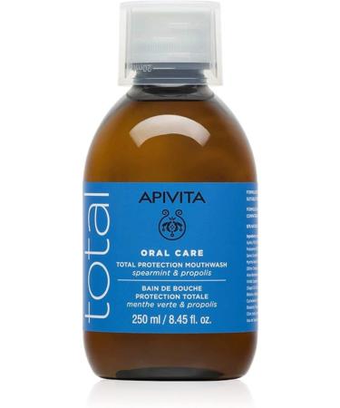 APIVITA Natural Mouthwash with Propolis & Spearmint - 250ml | Natural Dental Care for Fresh Breath | Buy Online Internationally - Buy Online on GoSupps.com