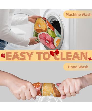 Fruit Colored Lemons Beard Bib Apron | Beard Hair Catcher for Men | Perfect Gift for Father's Day Anniversaries & Christmas - Buy Online on GoSupps.com