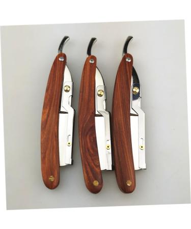 Buy Angoily 3pcs Safe Razor Set - Mahogany & Bamboo for a Smooth Shave | International Shipping Available - Buy Online on GoSupps.com