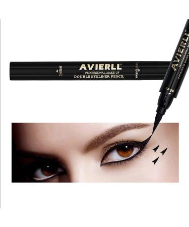 Winged Eyeliner Stamp- 2 Pens | Smudge Proof, Waterproof, Long Lasting | Vamp Style Wing Eye Liner Pen Black (Left and Right) - Buy Online on GoSupps.com