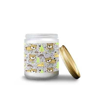 Vanilla Candles for Home Scented Aromatherapy Jar Candles 7 oz Long Lasting Candles Scented Candles Gift Set for Women Perfect for Birthday Gifts Cartoon Animals
