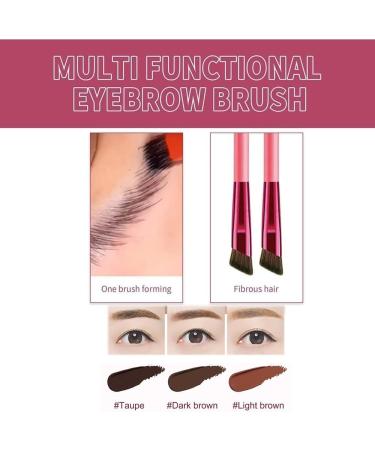 Home Eyebrow Care Kit 4d Laminated 4d Laminated Brow Starter Drawing Kit Multi-function Eyebrow Concealer Contour Brush Waterproof & Long Lasting (Taupe+Dark Brown) - Buy Online on GoSupps.com