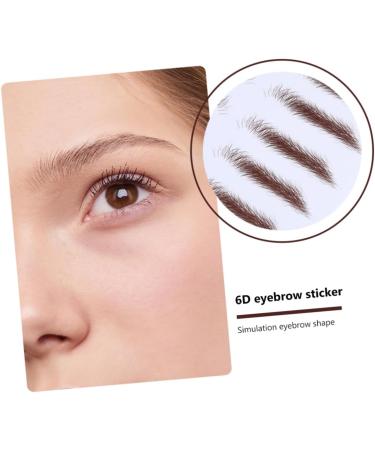 FRCOLOR 12 Pcs Eyebrow Stickers Waterproof Makeup Imitation Eyebrows Eyebrow Transfer Stickers 6d The Lazy - Buy Online on GoSupps.com