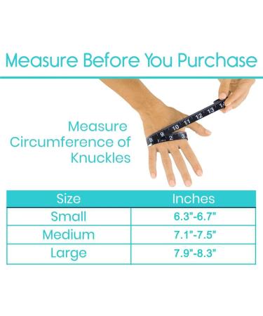 Arthritis Hand Compression Gloves for Pain Relief Fingerless Design for Men & Women Supports Rheumatoid Osteoarthritis & Carpal Tunnel (Medium - Buy Online on GoSupps.com