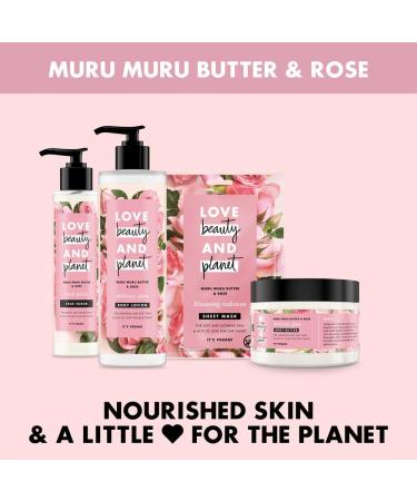 Buy Love Beauty And Planet Muru Muru Butter & Rose Vegan Face Scrub | Protective & Moisturizing 125ml | International Shipping - Buy Online on GoSupps.com