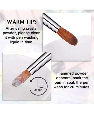 Aiwjeakh Nail Art Gel Brush Gel Manicure Brush with Wood Handle Nail Brush 24 - Buy Online on GoSupps.com