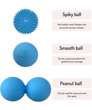 PROTONE Light Red Lacrosse Ball - Trigger Point Massage & Physiotherapy Tool for Crossfit Recovery - Buy Online on GoSupps.com