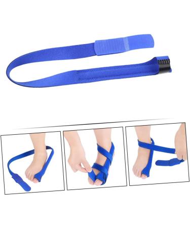 Garneck 3pcs Toe Separator Toe Corrector Stretchy Thumb Divider Blue - Set of 3 Comfortable Toe Straps for Foot Pain Relief - Buy Online on GoSupps.com