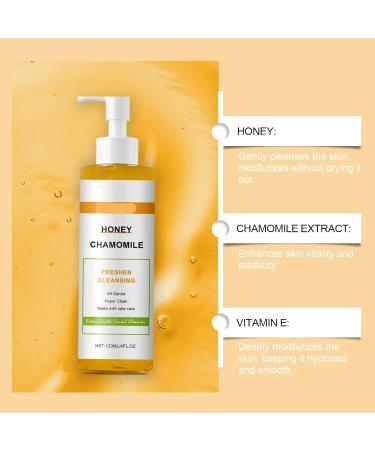 Chamomile Moisturizing Facial Cleanser - Gentle Pore Cleansing Deep Hydration Non-Greasy For All Seasons Improves Skin Smoothness(1PCS) - Buy Online on GoSupps.com